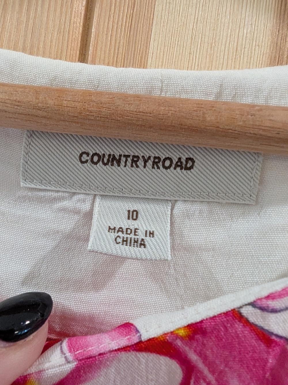 Country Road White Floral Tropical Swim Cover-Up - Picture 8 of 9